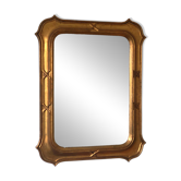 Large vintage giltwood wall mirror – Napoleon III style, Belgium, 1970s