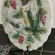 Plate in slip with birds late nineteenth
