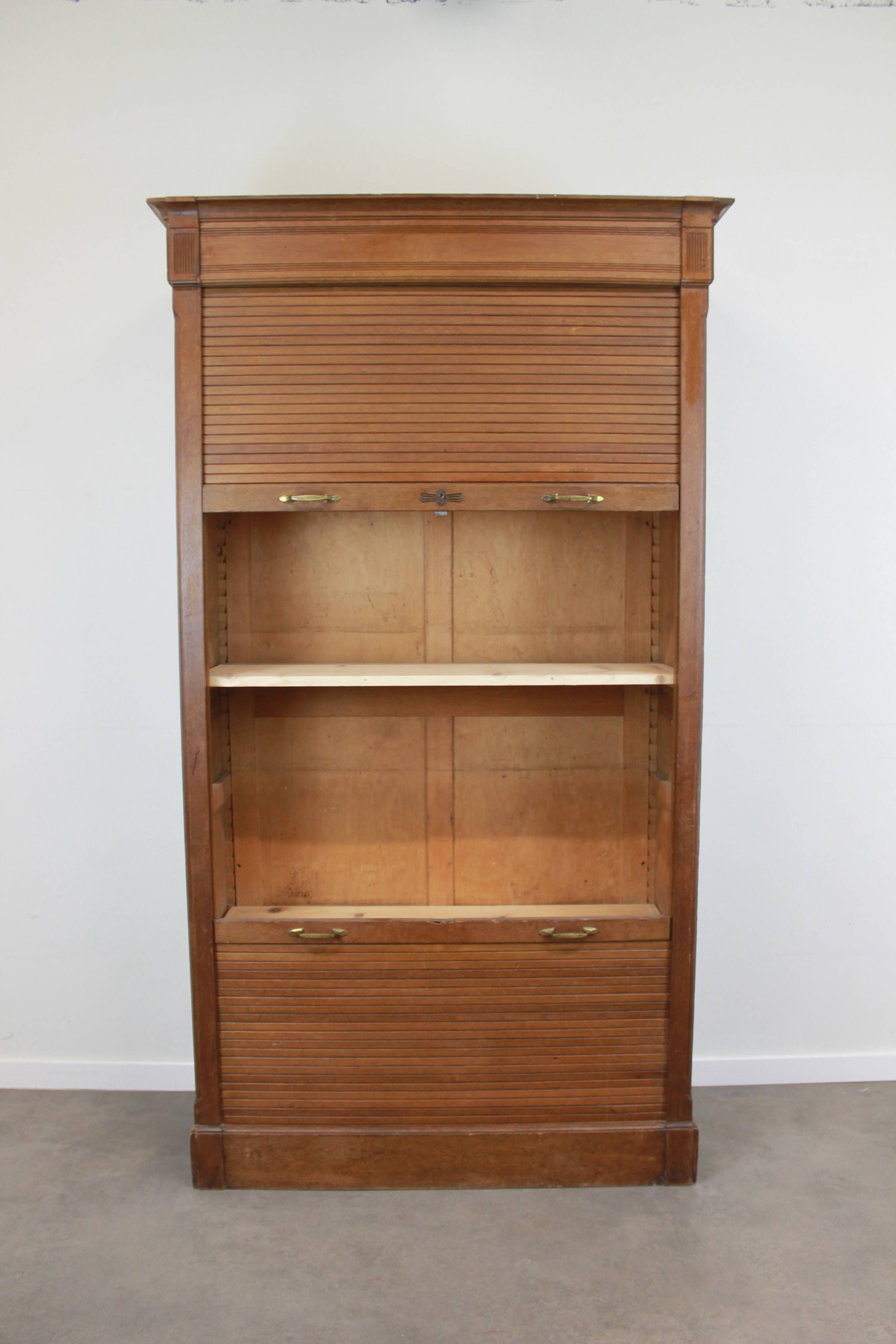 Large curtain filing cabinet