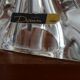 Daum France 1960 crystal lamp signed and labeled - 46 cm