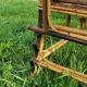 Rattan recliner