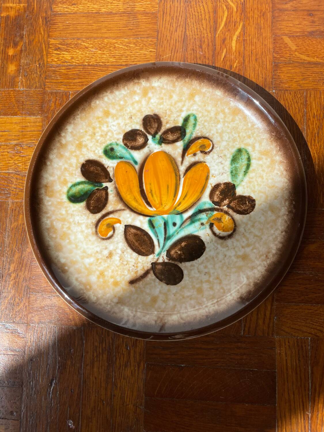 Set of 12 plates from the Boch La Louvière Corfu vintage collection