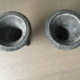 Pair of Medici style Planter Vases Anthracite Grey.