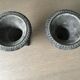 Pair of Medici style Planter Vases Anthracite Grey.