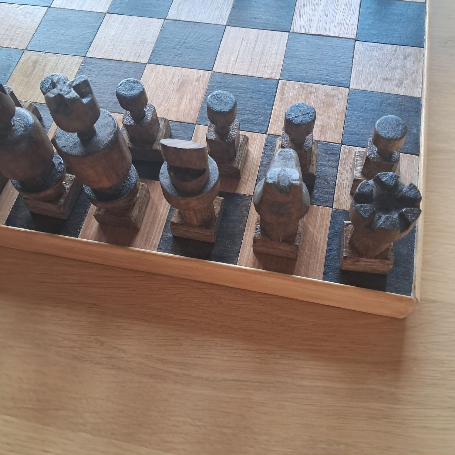 Handmade chess set