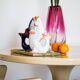 White Glass Fish Carafe/Vase
