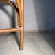 Vintage rattan chair with cane back - Bohemian style