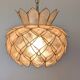 Pair of Lotus mother-of-pearl pendant lights
