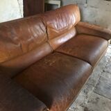 Canape leather Duvivier Made in France
