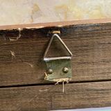 Antique wooden mirror