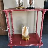 Guéridon old Basque red patina