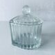 Glass heart candy box