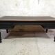 Flat desk Louis Philippe patina walnut nineteenth