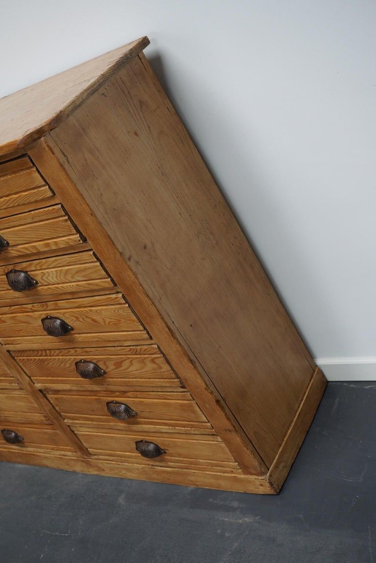 Apothecary furniture in French pine twentieth century
