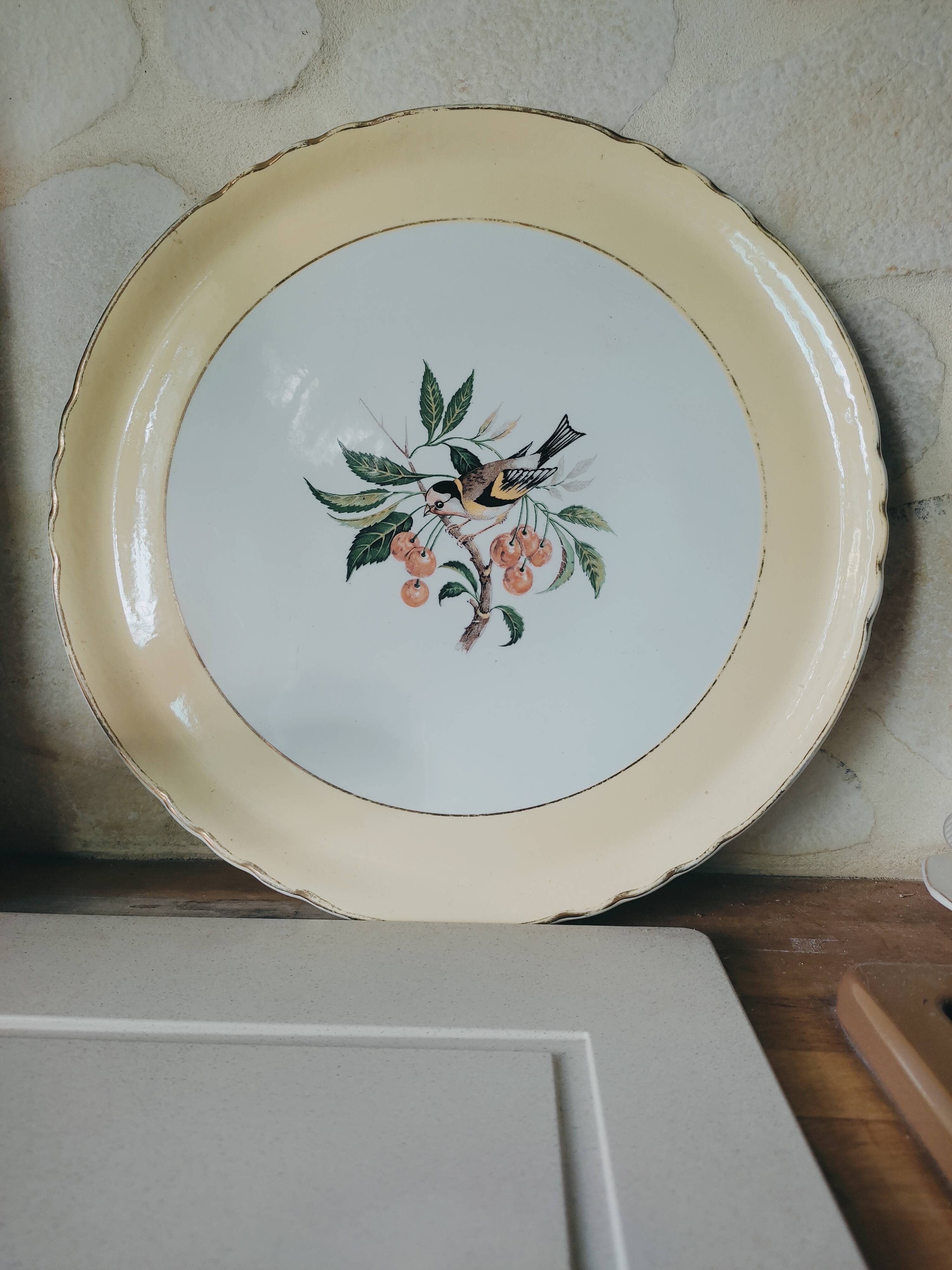 Earthenware pie dish by Moulin des Loups