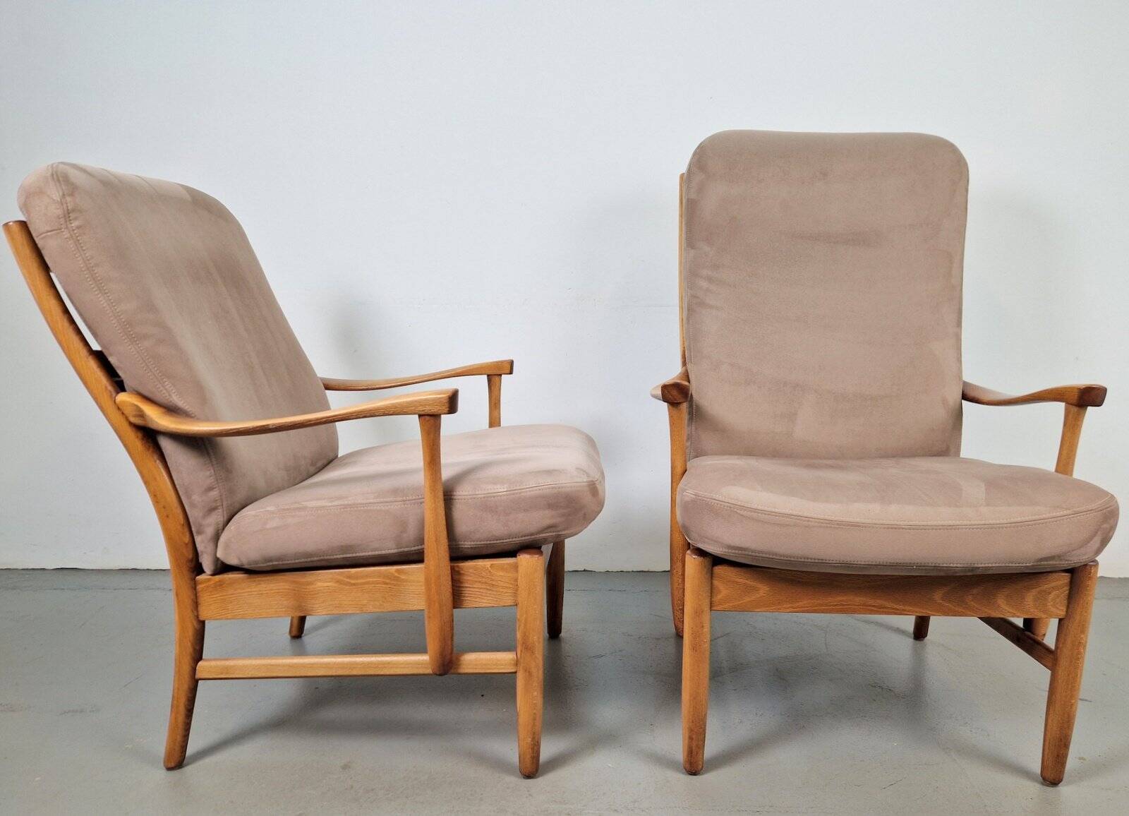 Fauteuils en hêtre vintage de Farstrup Møbler, années 1970, ensemble de 2