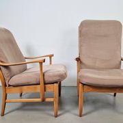 Fauteuils en hêtre vintage de Farstrup Møbler, années 1970, ensemble de 2