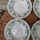 Johnson Brothers Set of 6 Ivy Leaf and Flower Blue Dinner Plates