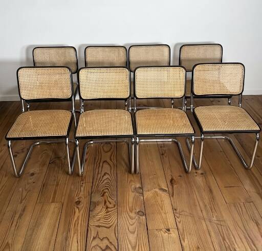 Set of 8 S32 Thonet chairs – Frankenberg Edition