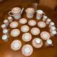 Wedgwood Coral & Gold Coffee Service - Neoclassical Style - 27 Pieces