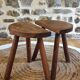 Tabourets en bois