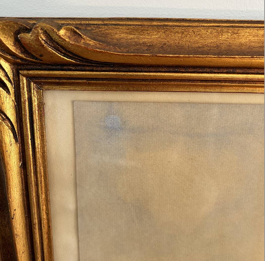 Charcoal drawing by Edouard Febvre