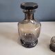 Smoked glass liqueur set