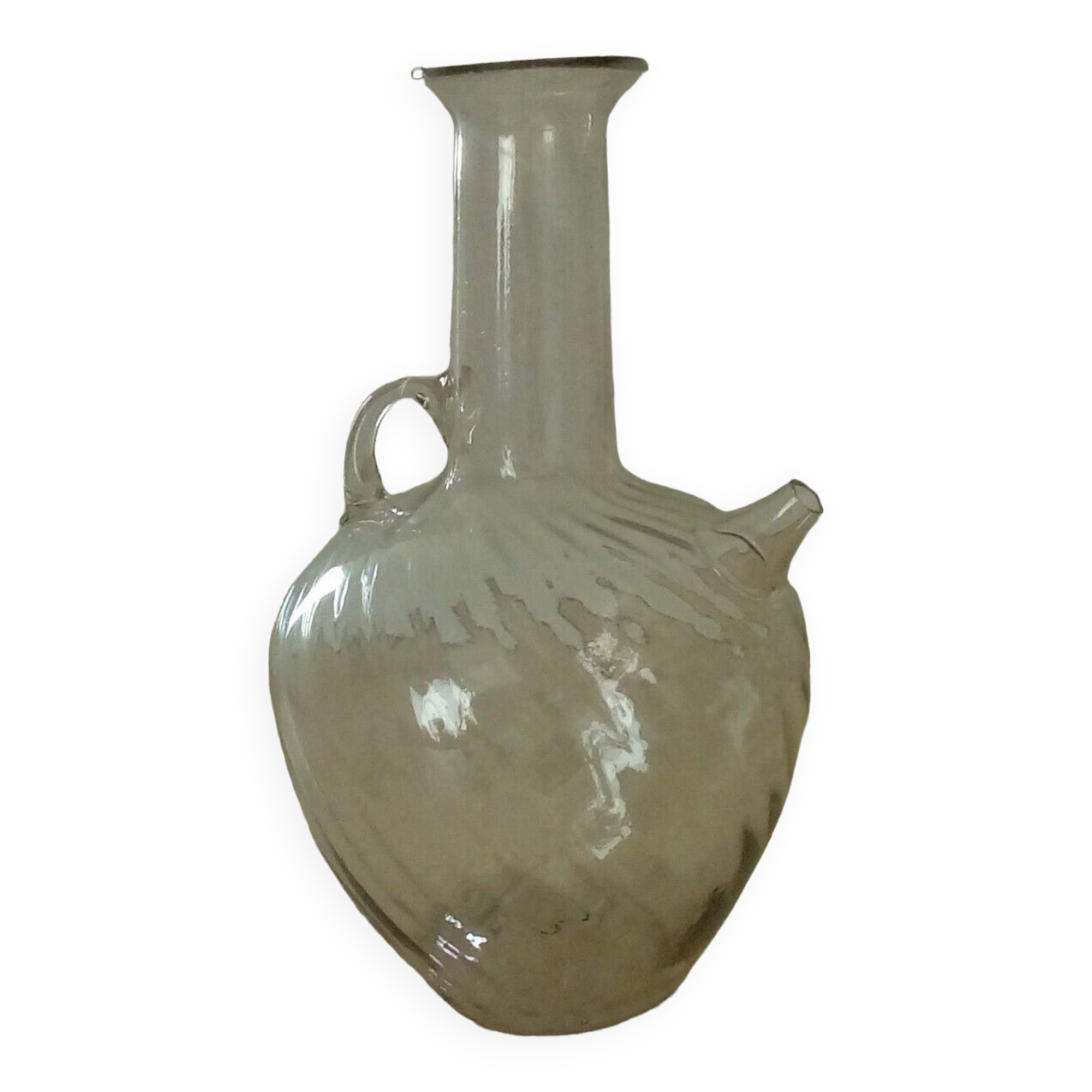 Crystal carafe late 18th early 19th