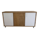 3-door solid oak sideboard