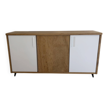 3-door solid oak sideboard