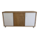3-door solid oak sideboard