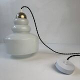 Ancienne suspension opaline 1970 vintage
