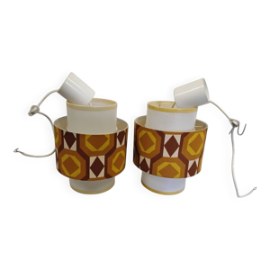 Paire de lustres/ suspensions