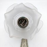 Art Deco wall light. Rose in glass paste.