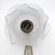 Art Deco wall light. Rose in glass paste.