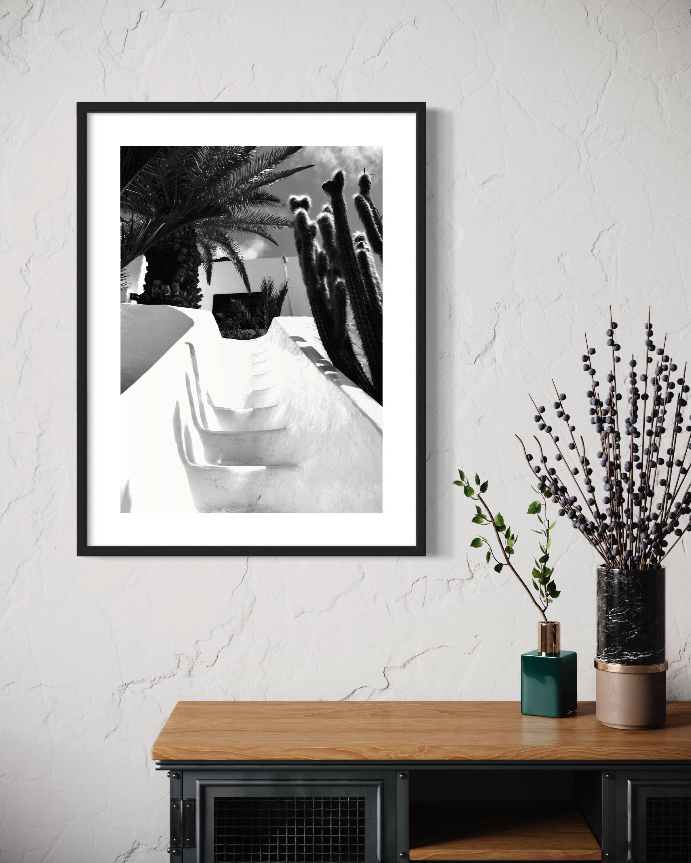 Digital Art Photography - "The White Staircase"