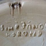 Small ceramic wall plate signed Korond, Hungary