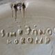 Small ceramic wall plate signed Korond, Hungary