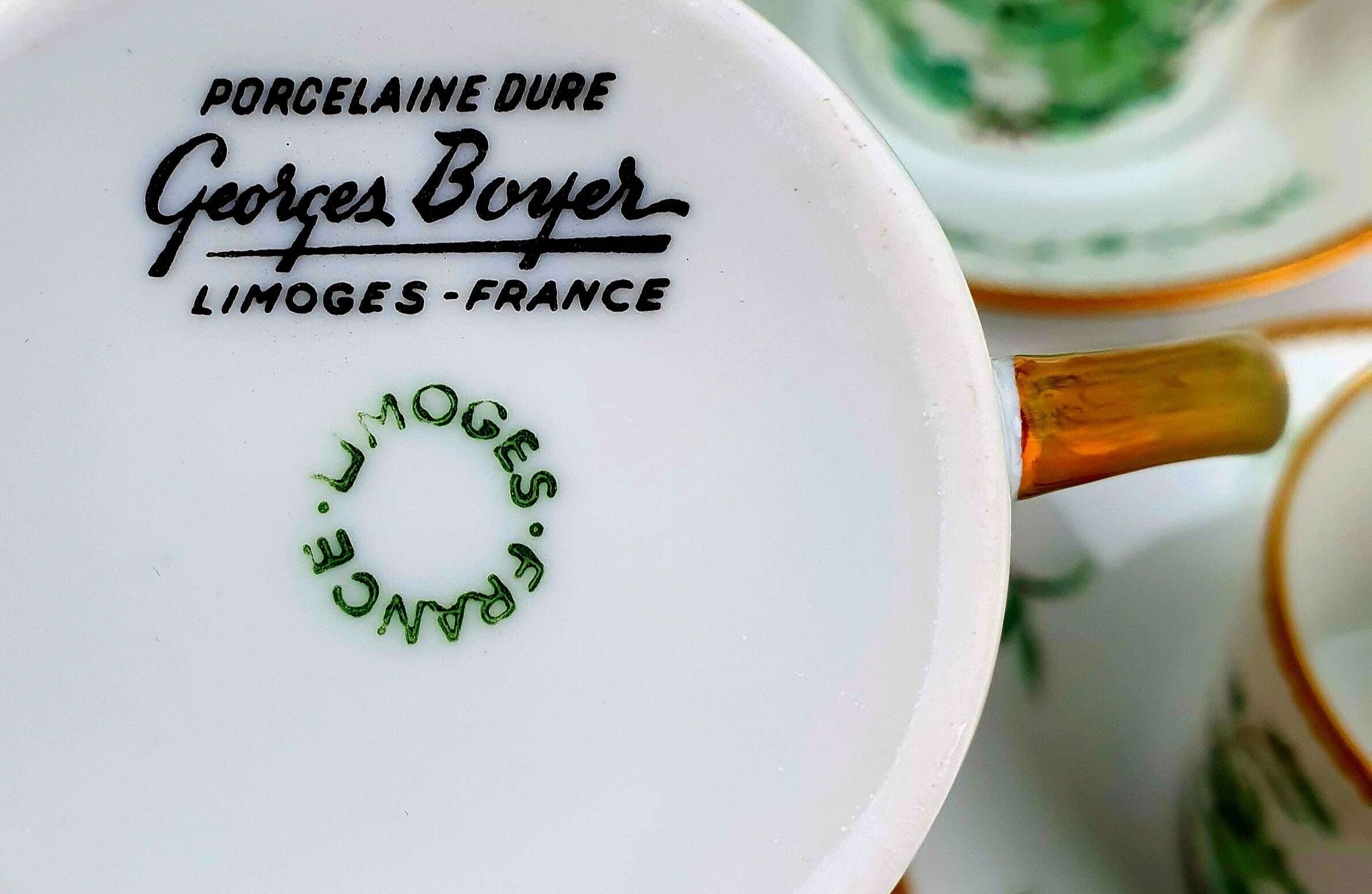 Coffee service new, georges boyer, model "old marseille", 29 pieces.
