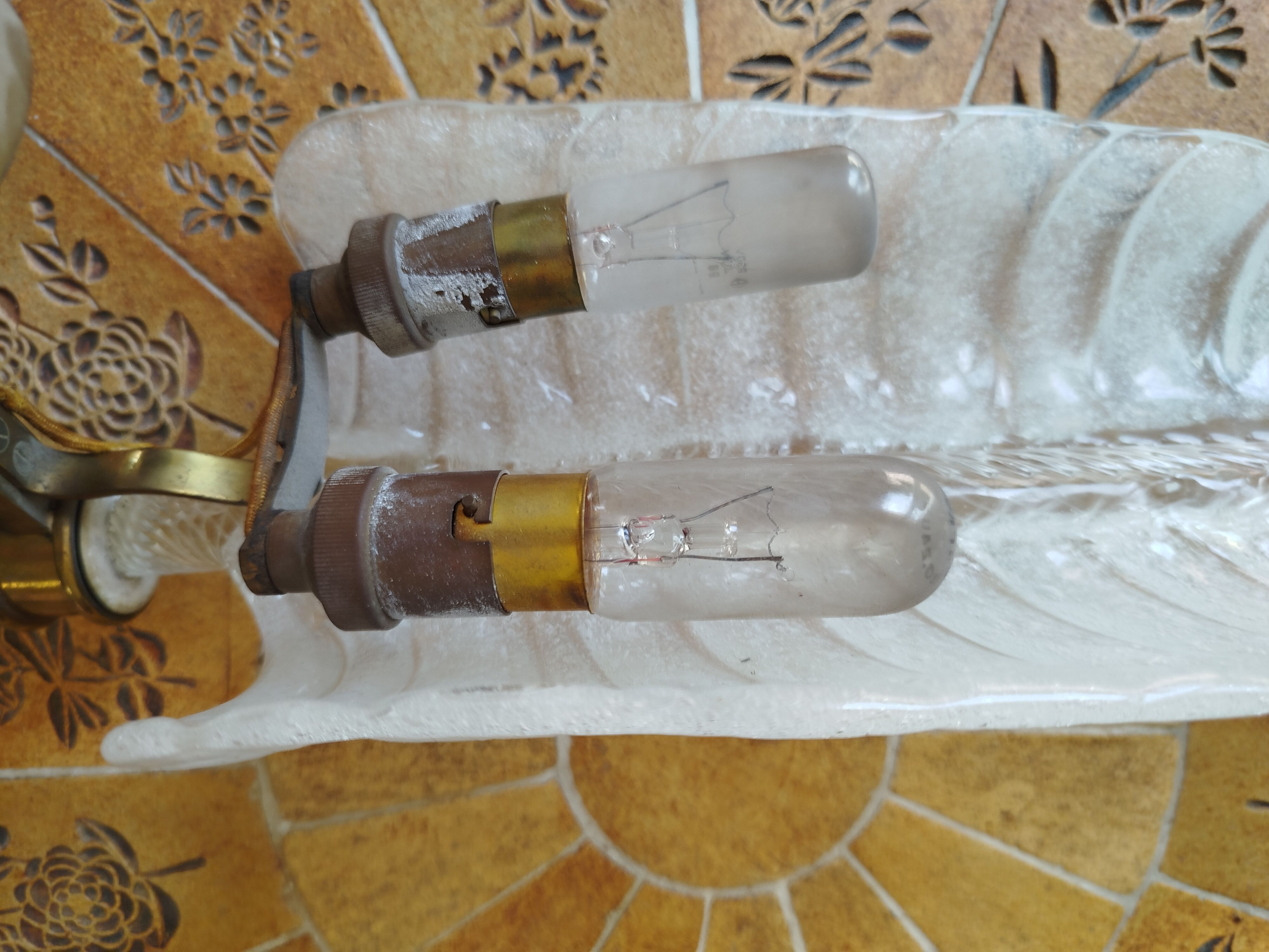 Art Deco wall sconces Murano glass Barovier & Toso