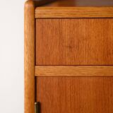 Vintage bookcase with storage compartment