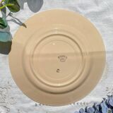 Vintage K&G Luneville "Flore" porcelain dish, 1950s, small blue flowers