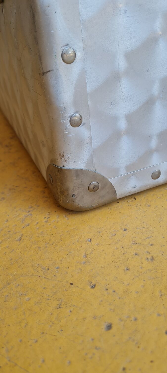 Vintage travel suitcase