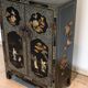 Commode chinoise en bois et nacre, milieu XXème