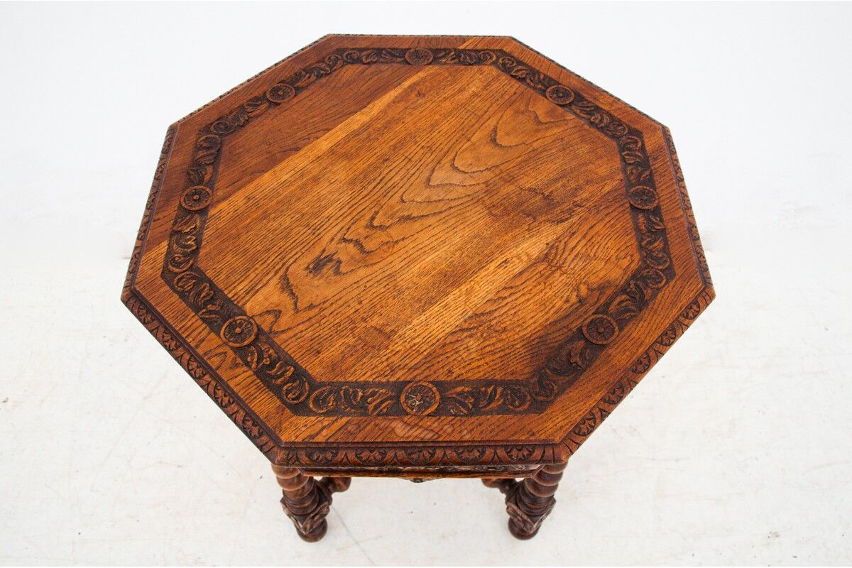 Carved table, France, circa 1910