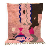 Boujad Berber rug pink 3*2m