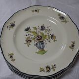 6 Plates Saint-Amand Vieux Delft