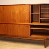 Enfilade haute scandinave édition Samcom en teck, 1960