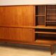 Enfilade haute scandinave édition Samcom en teck, 1960