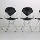 "DKR-2" Set of 4 Wire Chairs 'Bikini' by Eames for Herman Miller, 1960